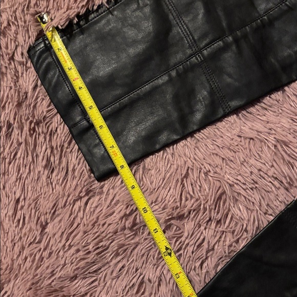 We The Free Black Leather Trousers - Picture 8 of 9